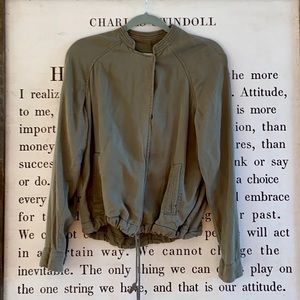 Gap green bomber jacket!